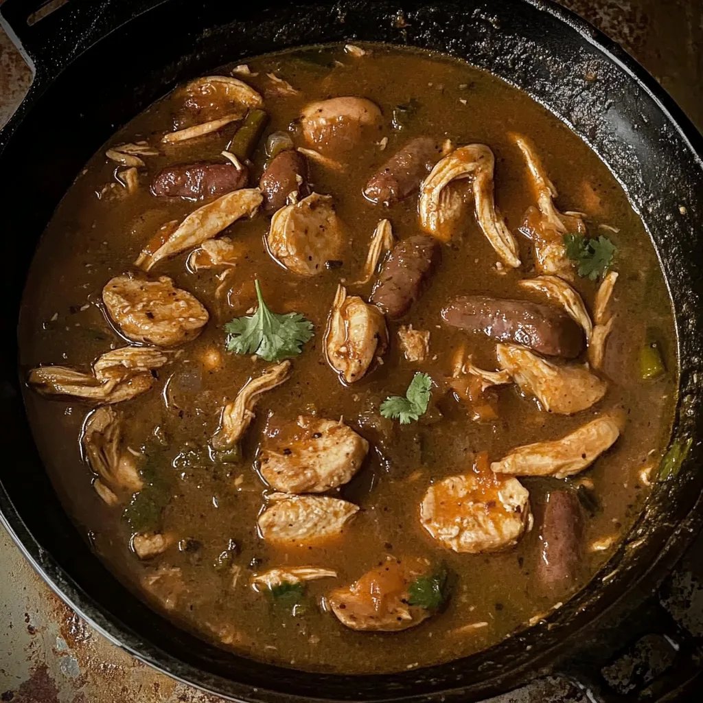Cajun Chicken and Sausage Gumbo