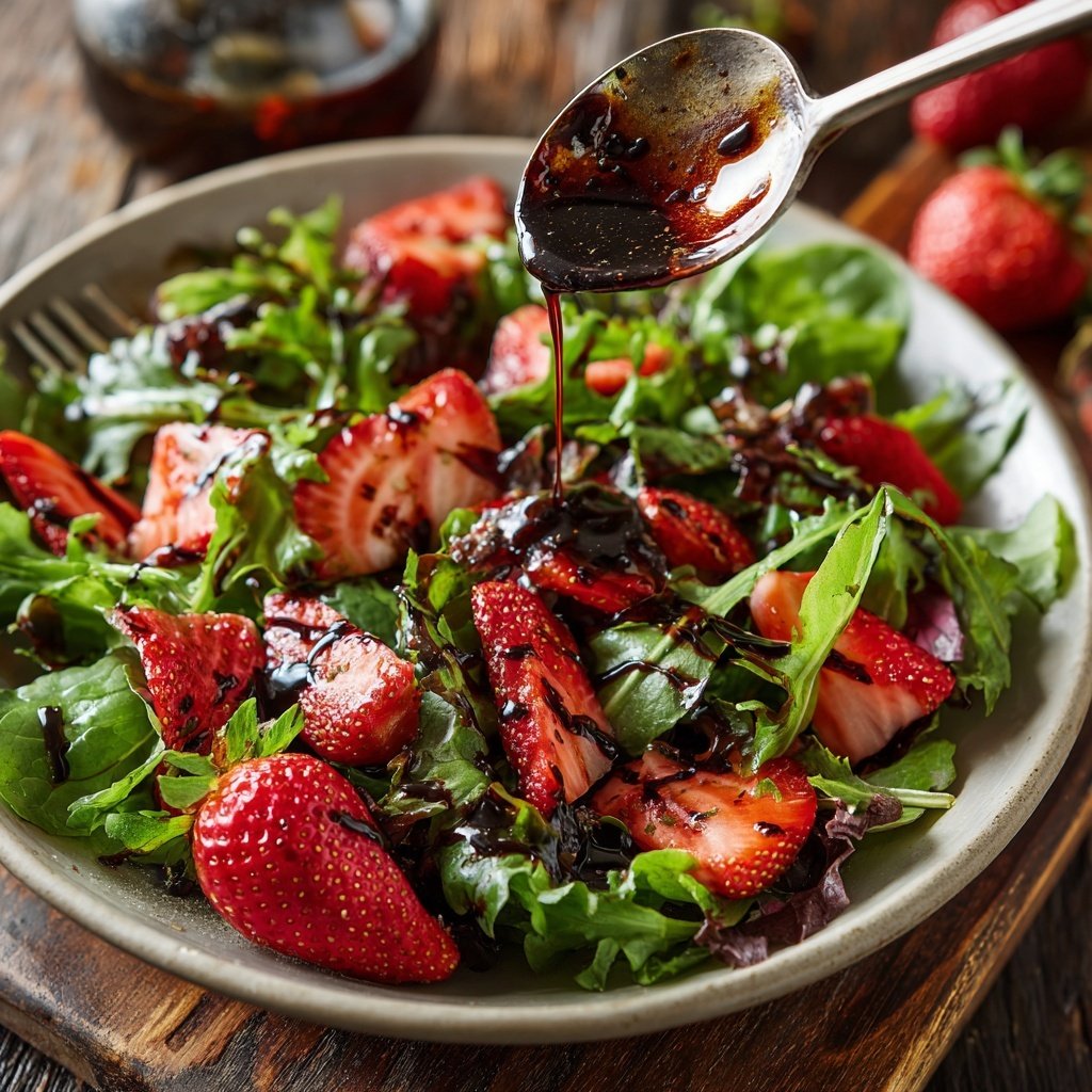 Refreshing Strawberry Balsamic Salad