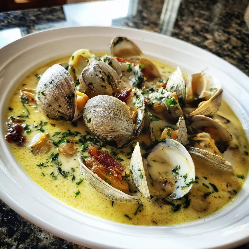 Coconut Broth Clams with Lemongrass