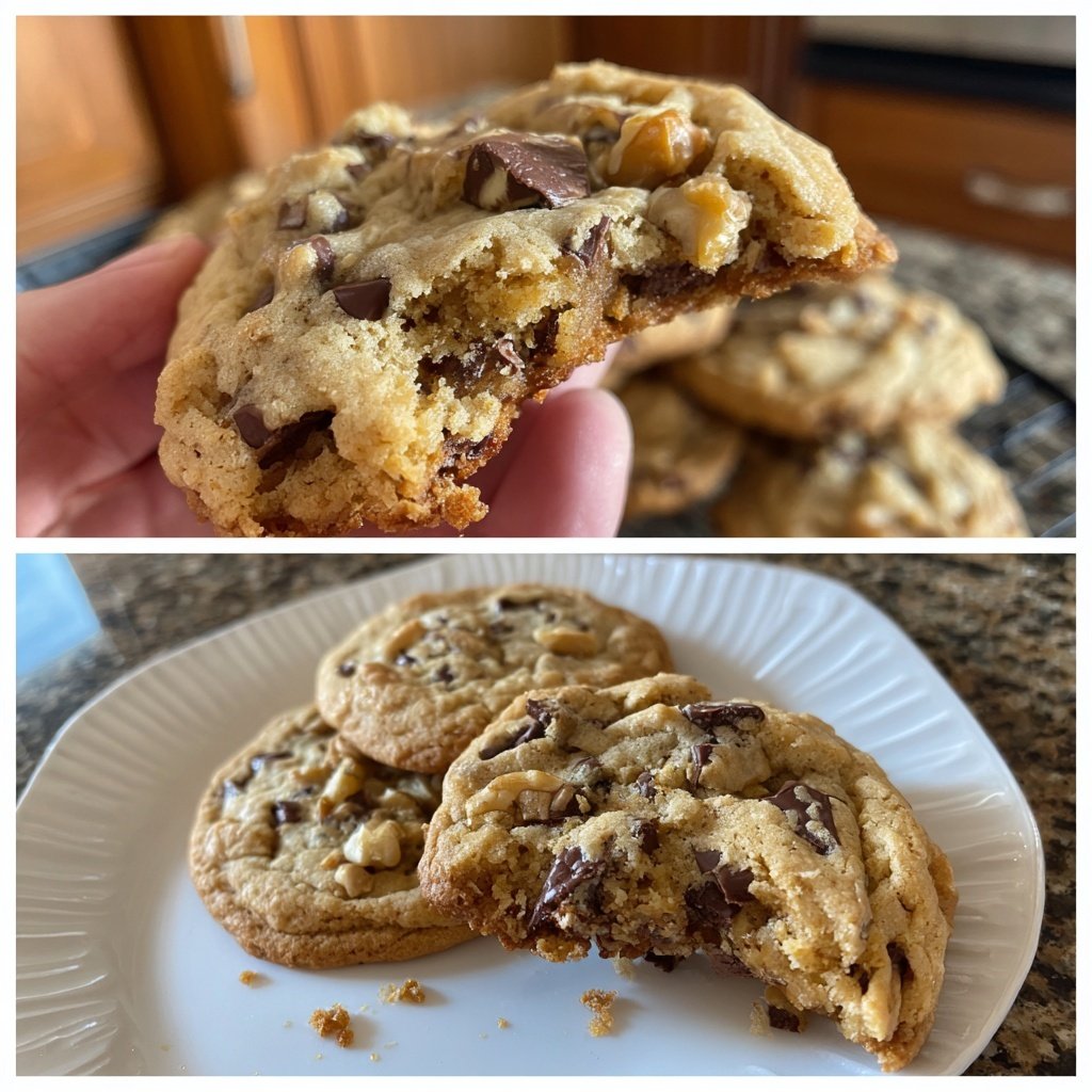 Chocolate Chip Walnut Cookies