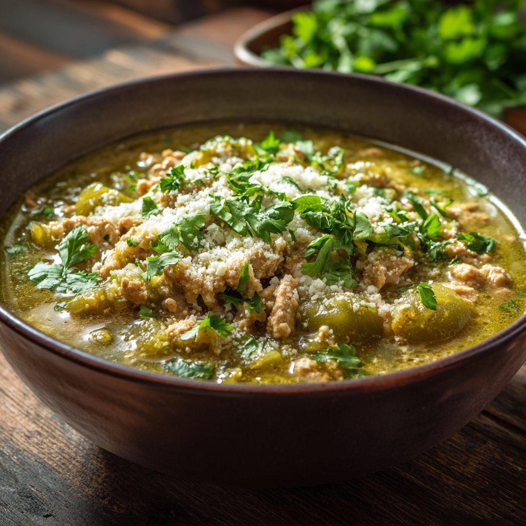 Ground Turkey Chili Verde