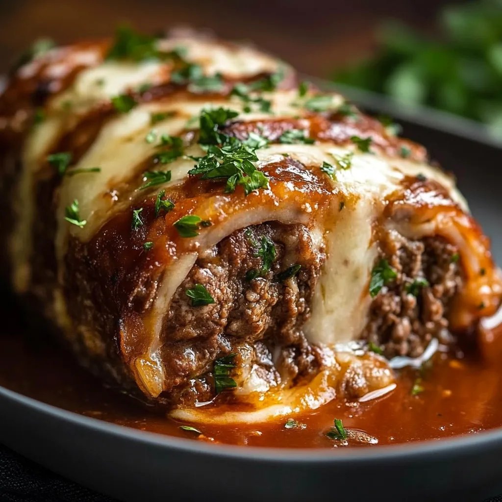 Stuffed Italian Beefloaf