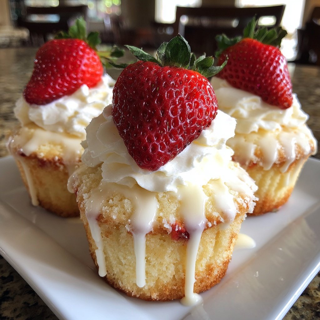 Strawberry Shortcake Cupcakes