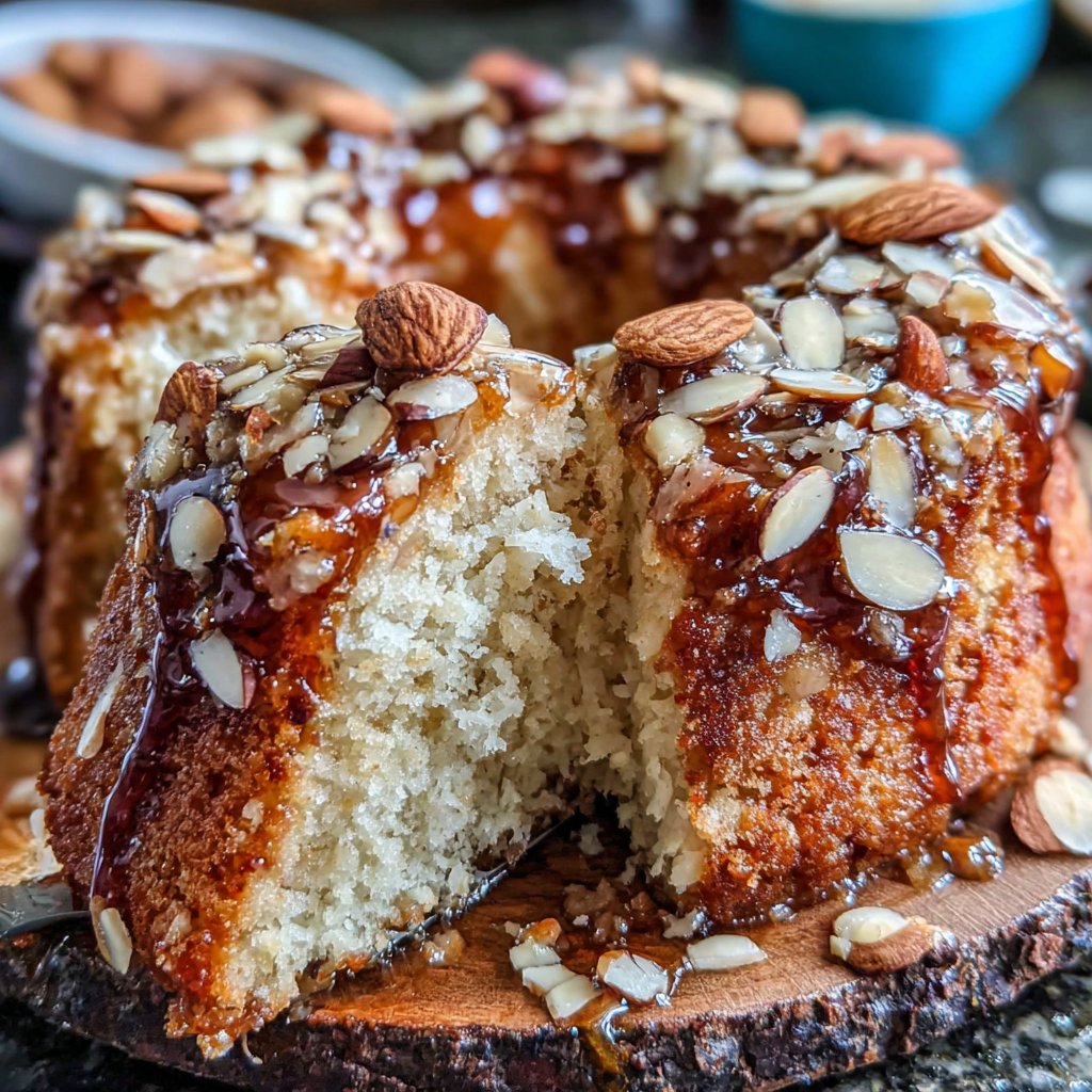 Honey Almond Spring Cake