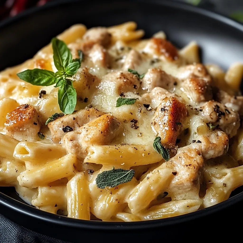Easy Parmesan Chicken Pasta