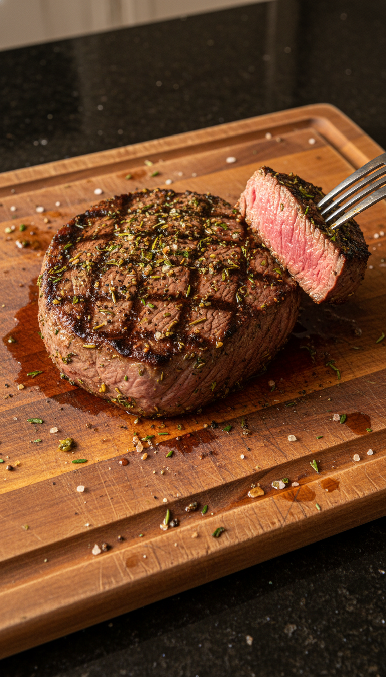 Grilled Herb Filet Mignon