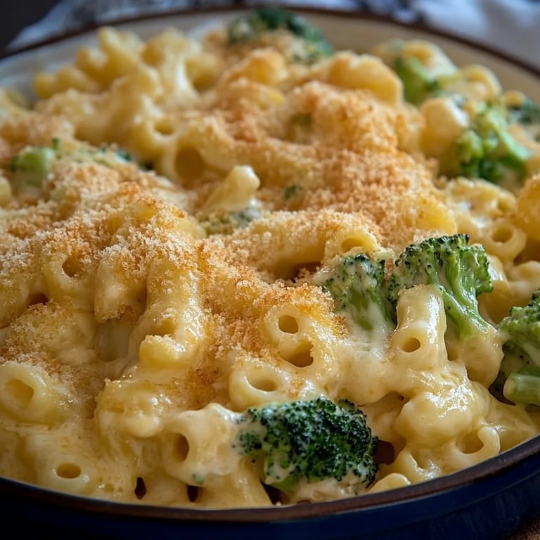 Broccoli Cheddar Mac and Cheese