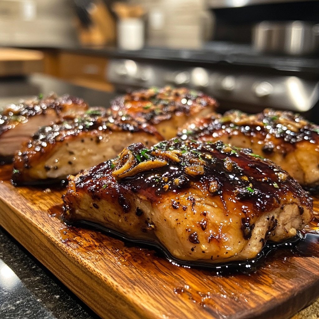 Balsamic Fig Glazed Chicken