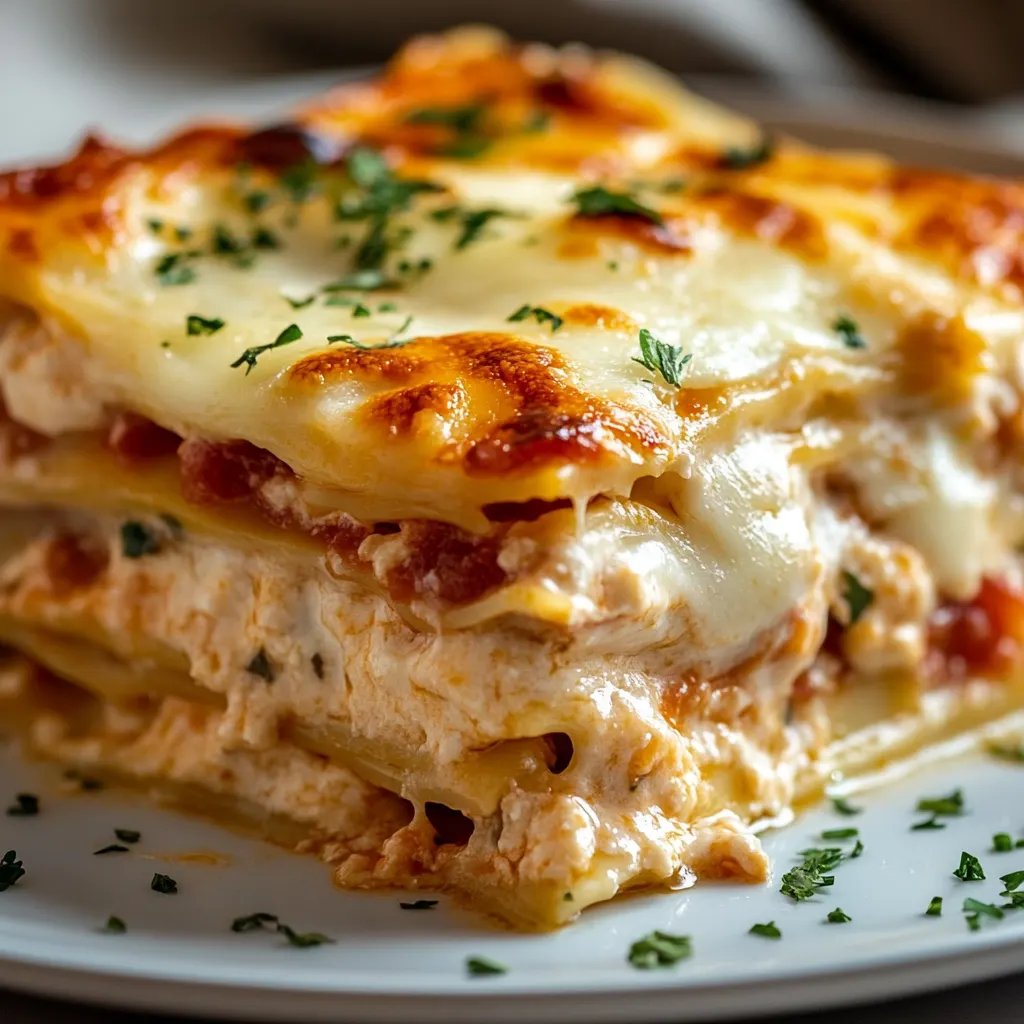 Easy Chicken Lasagna Loaded