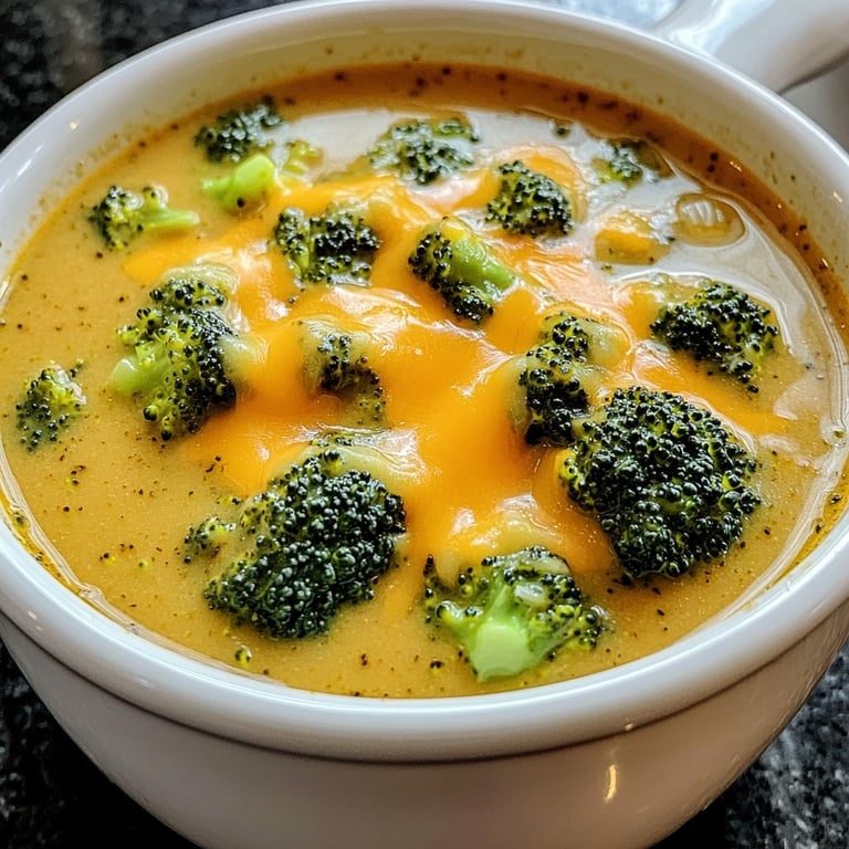 Comfort Broccoli Cheddar Soup​
