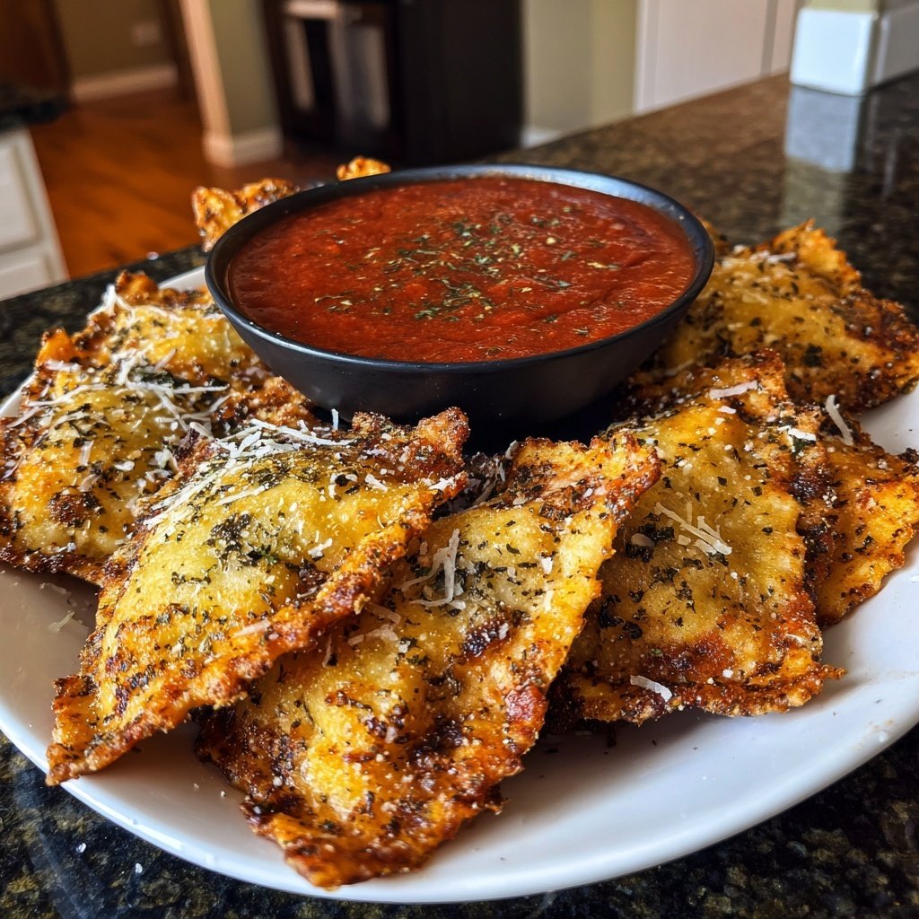 Toasted Ravioli with Marinara Sauce