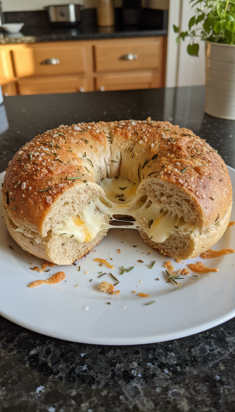 Savory Herb & Cheese Bagel