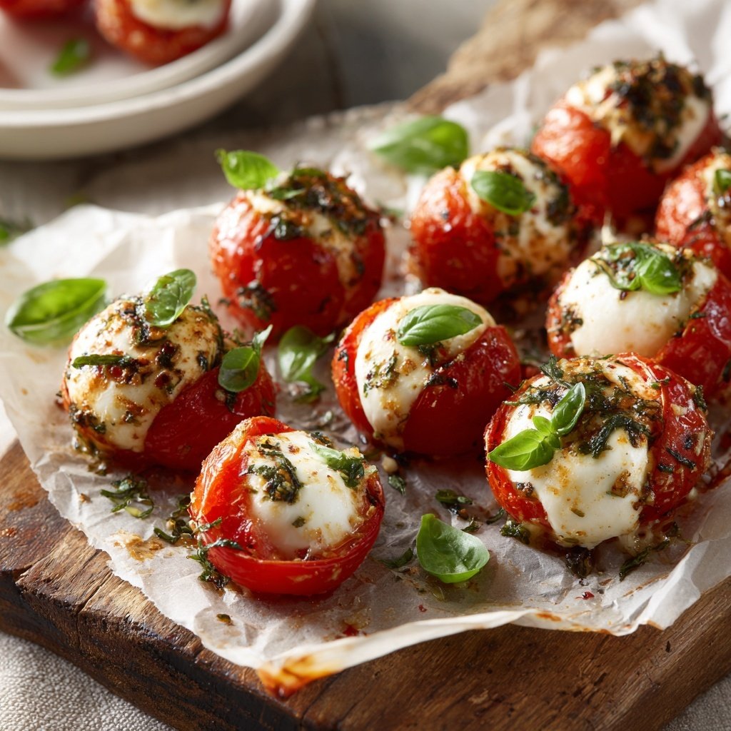 Herbed Tomato and Mozzarella Bites