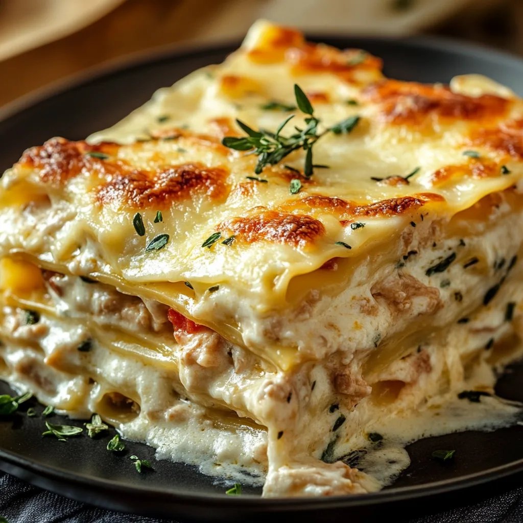 Easy Chicken Lasagna Loaded