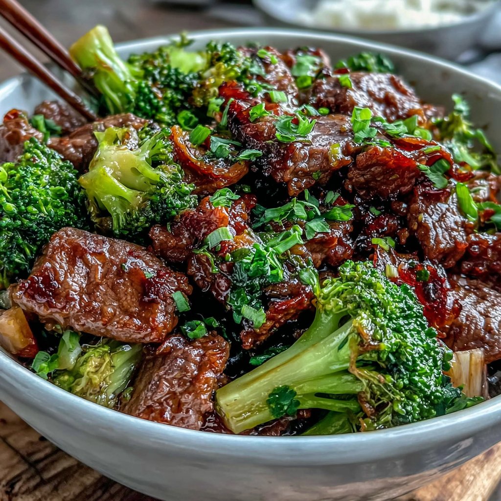 Beef and Broccoli Hamburger Stir-fry