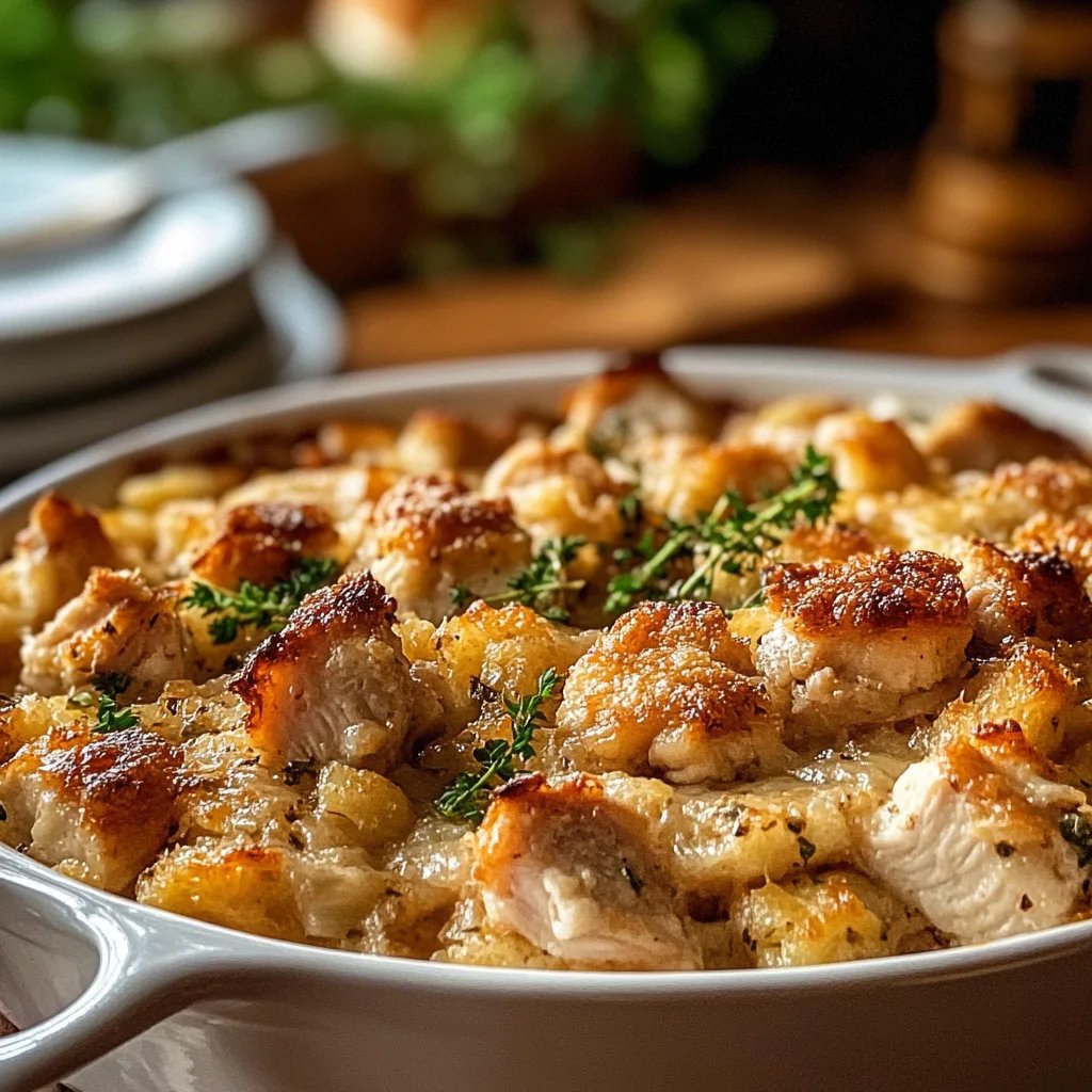 Easy Chicken & Stuffing Casserole: An Amazing Ultimate Recipe