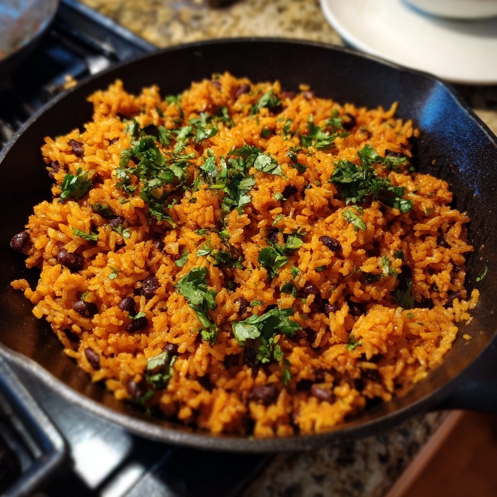 Mexican Red Rice Skillet Dish