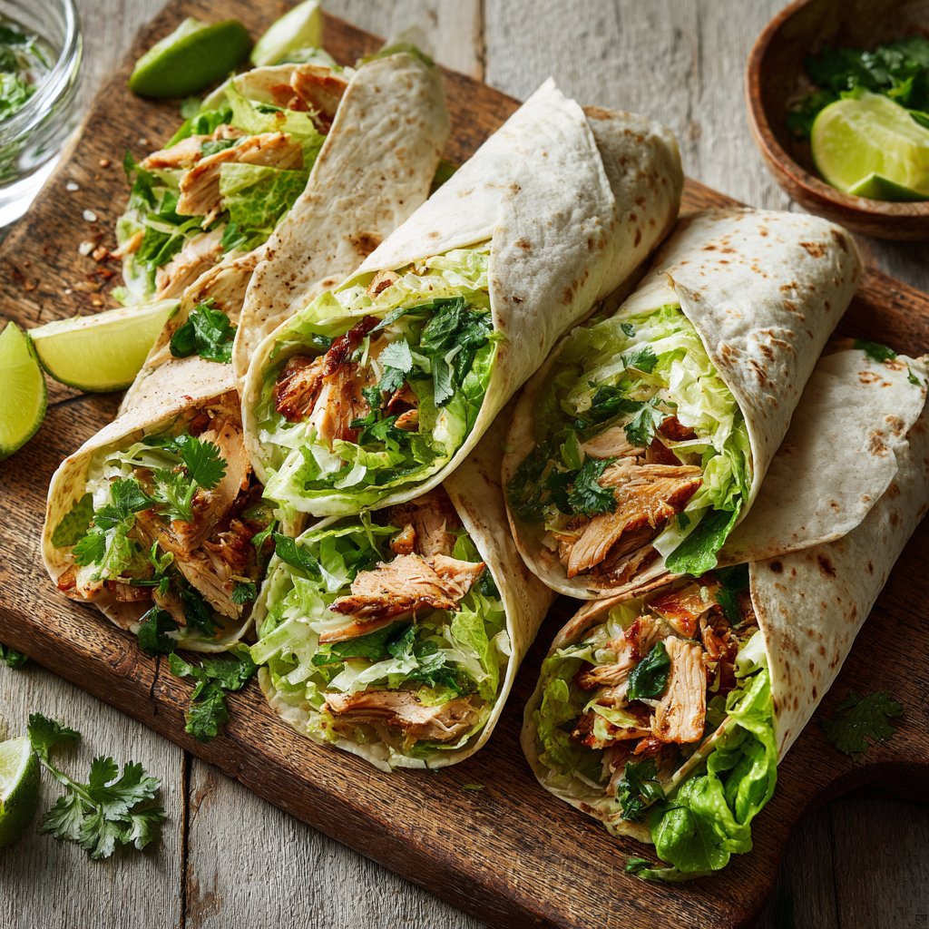 Cilantro Lime Turkey Wraps