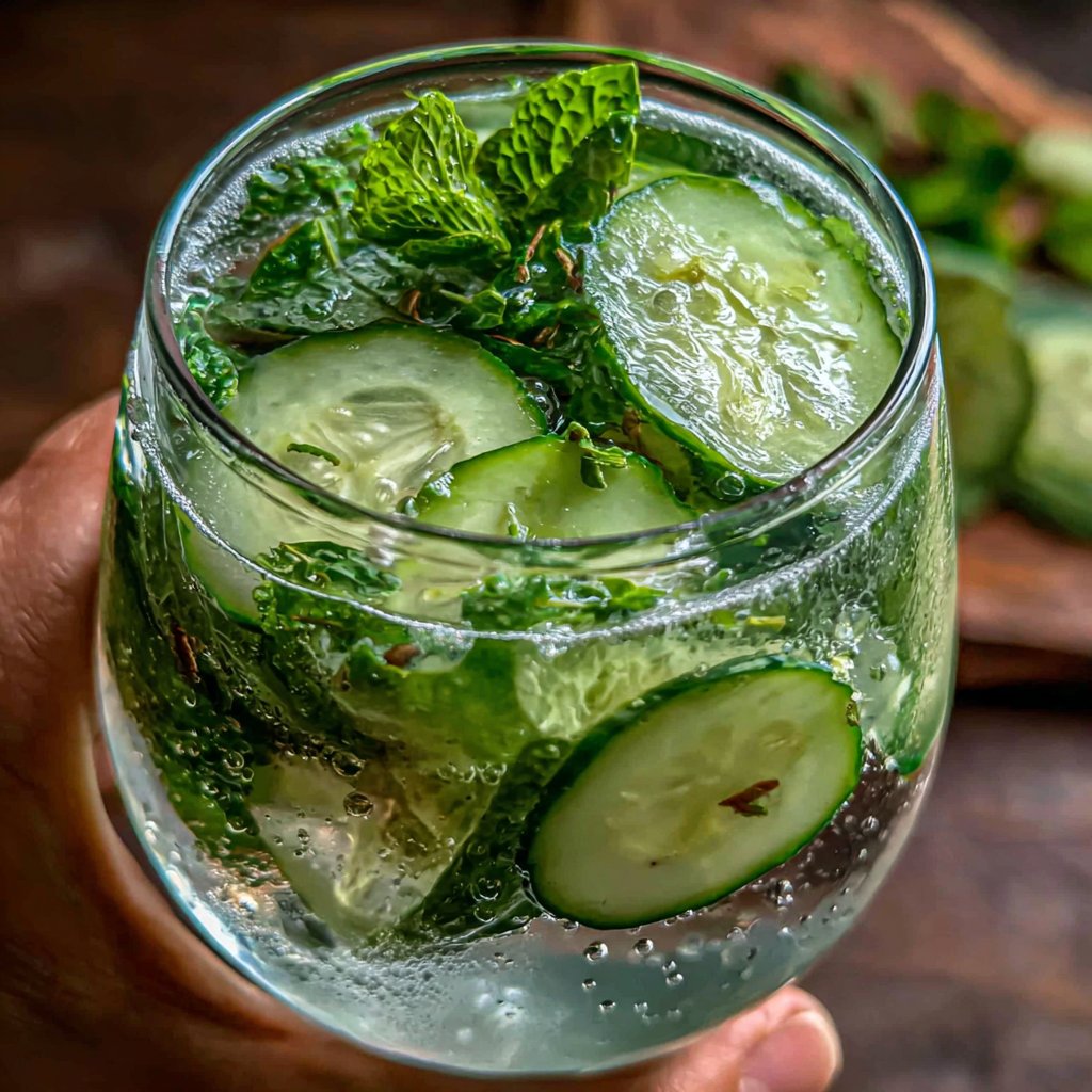 Cucumber Mint Water