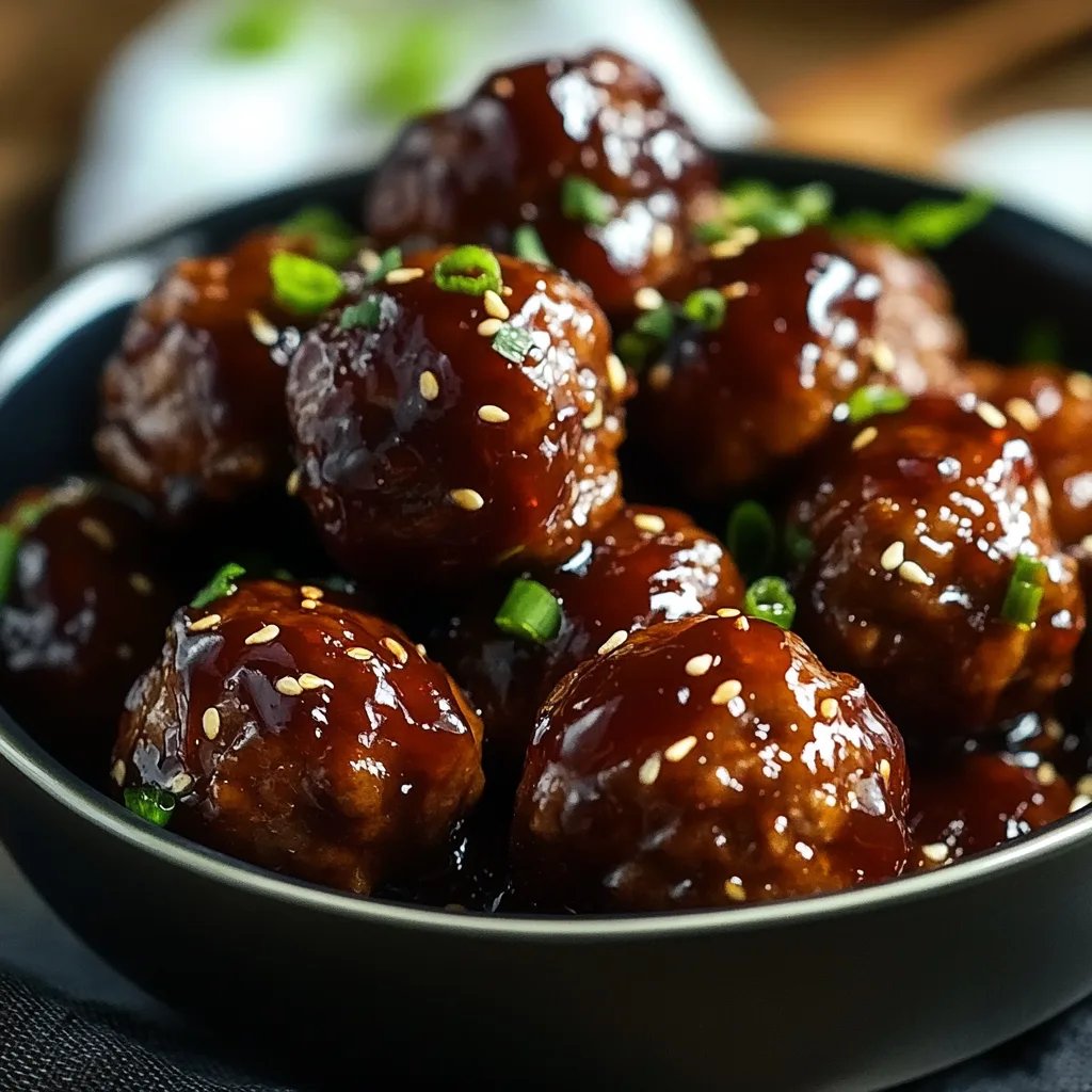 Crockpot Grape Jelly Meatballs