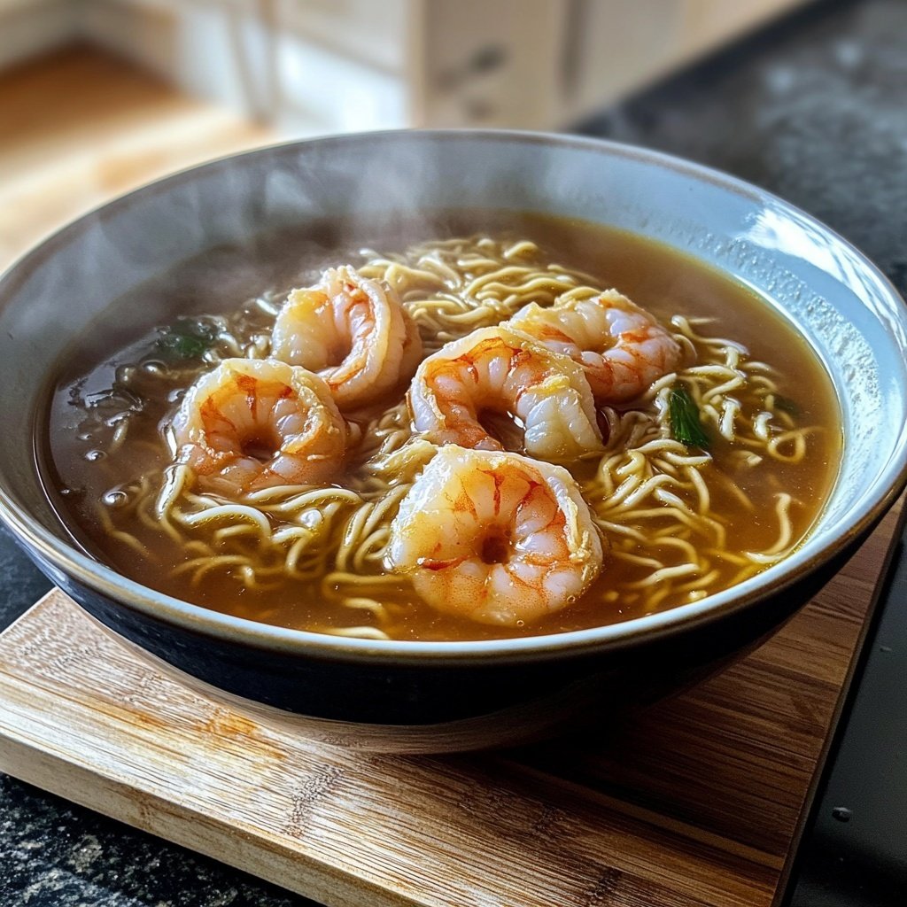 Chinese Shrimp Noodle Soup