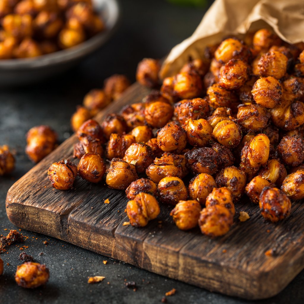 Chili Lime Roasted Chickpeas