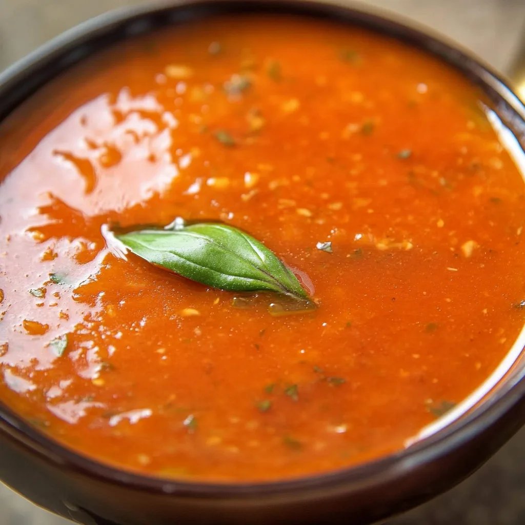20 Min Tomato Basil Soup
