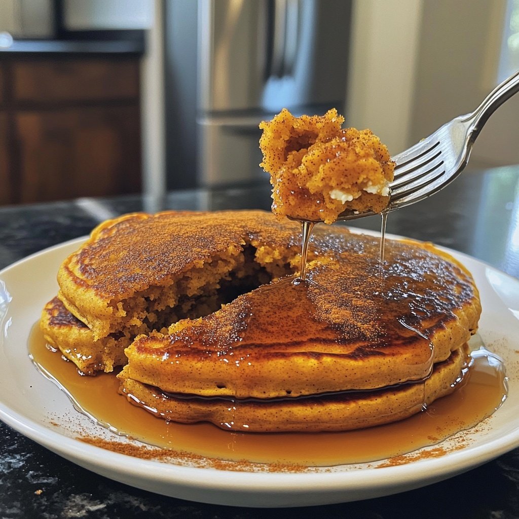 Pumpkin Ricotta Pancakes