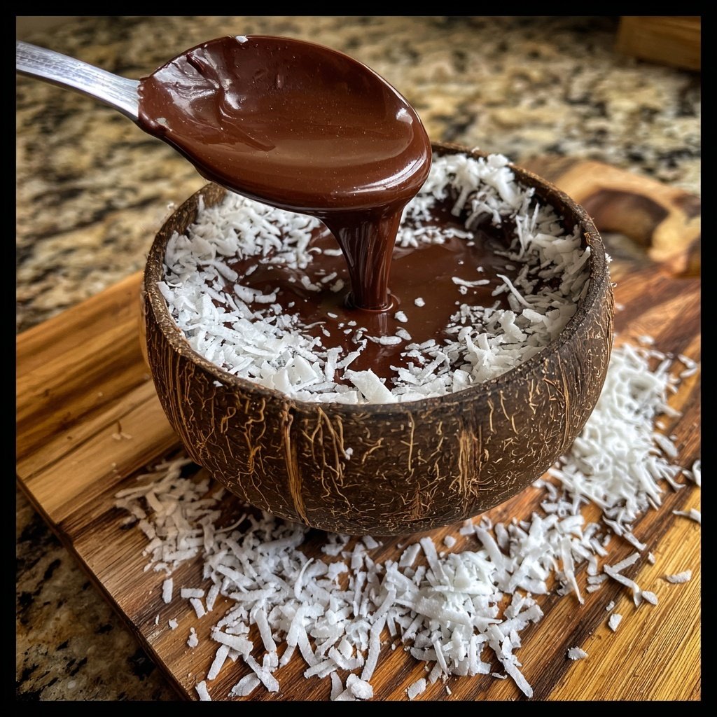 Choco-Coconut Dream Fondue Dip