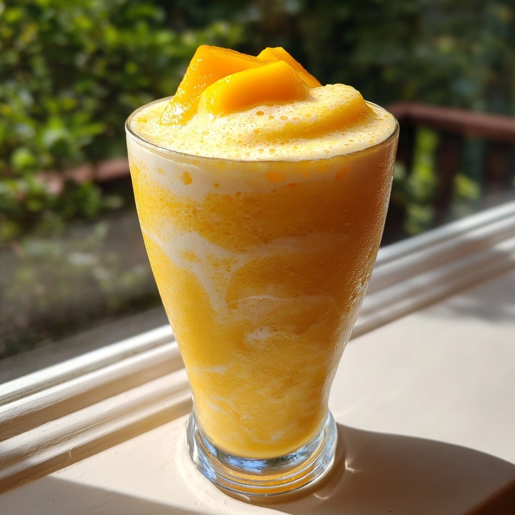 Mango Vanilla Sparkling Frappuccino