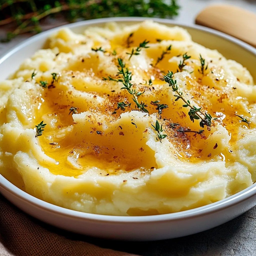 Cheesy Garlic Mashed Potatoes