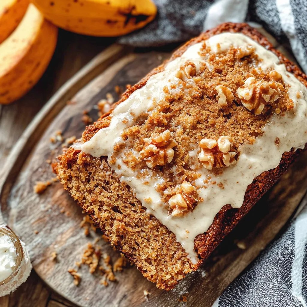 Dairy Free Carrot Cake Banana Bread