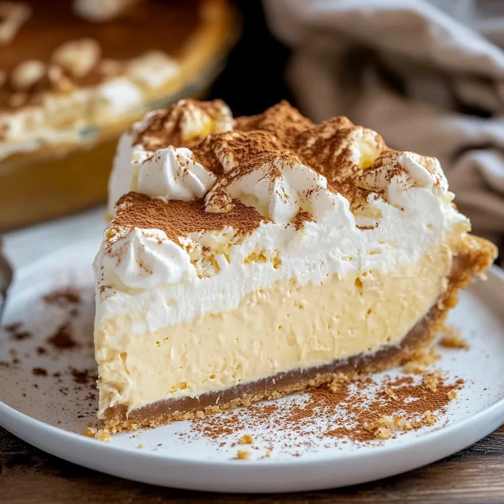 Delicious Eggnog Pie
