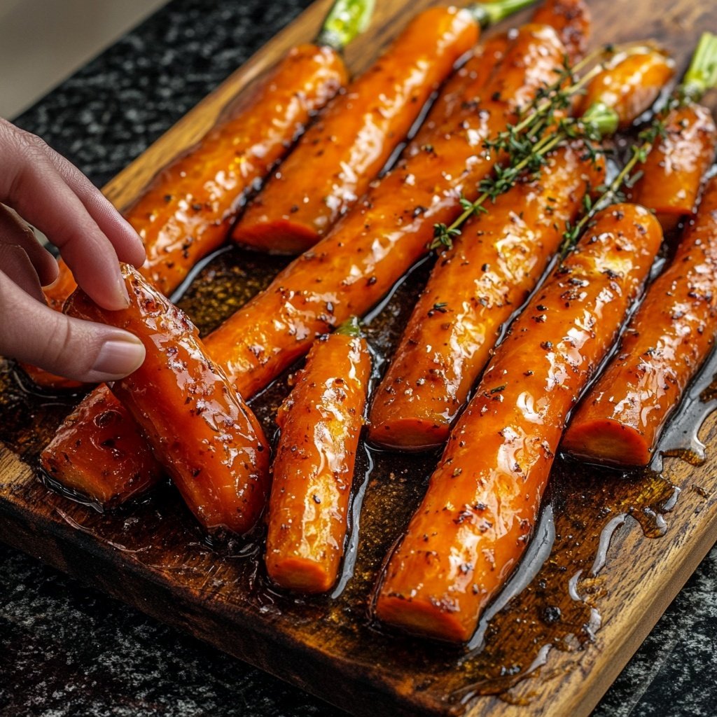 Honey Glazed Carrots with Fresh Thyme