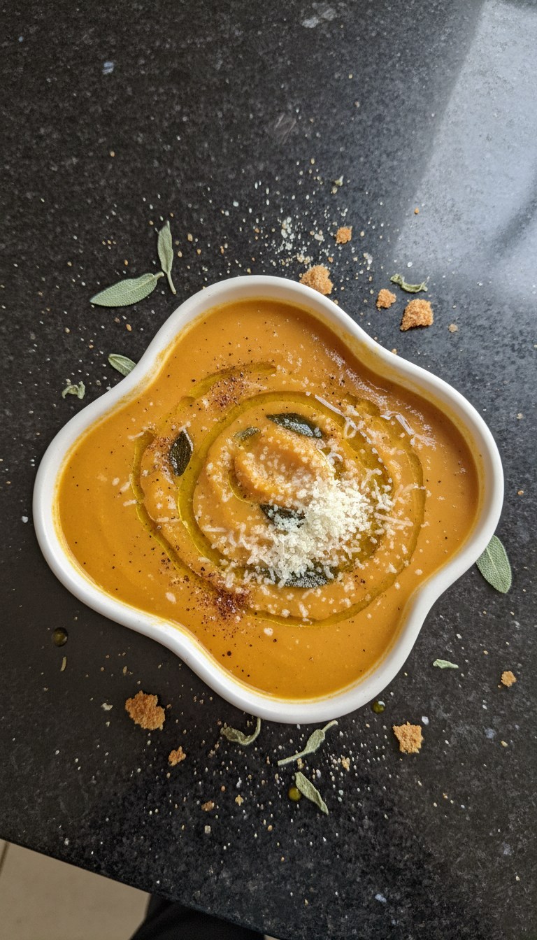 Pumpkin and Sage Soup