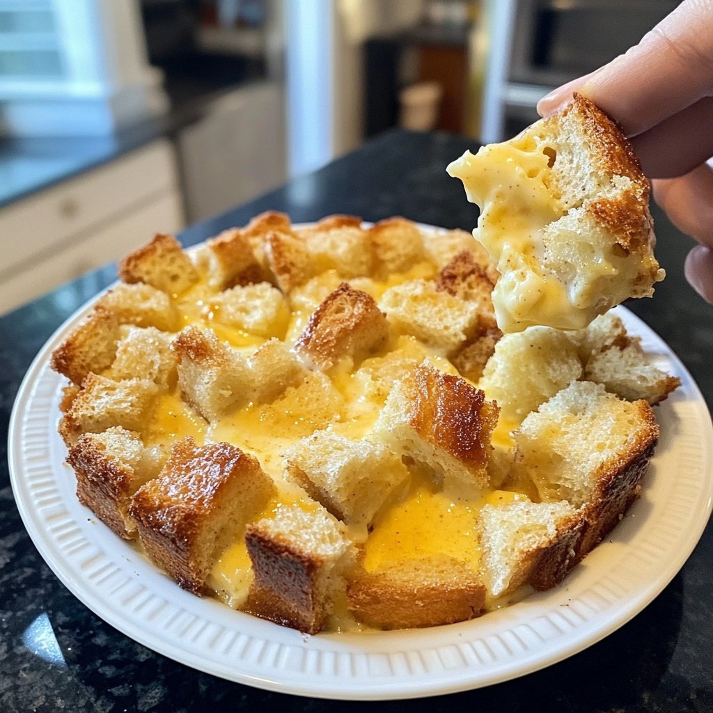 Bread Pudding with Butter Rum Sauce