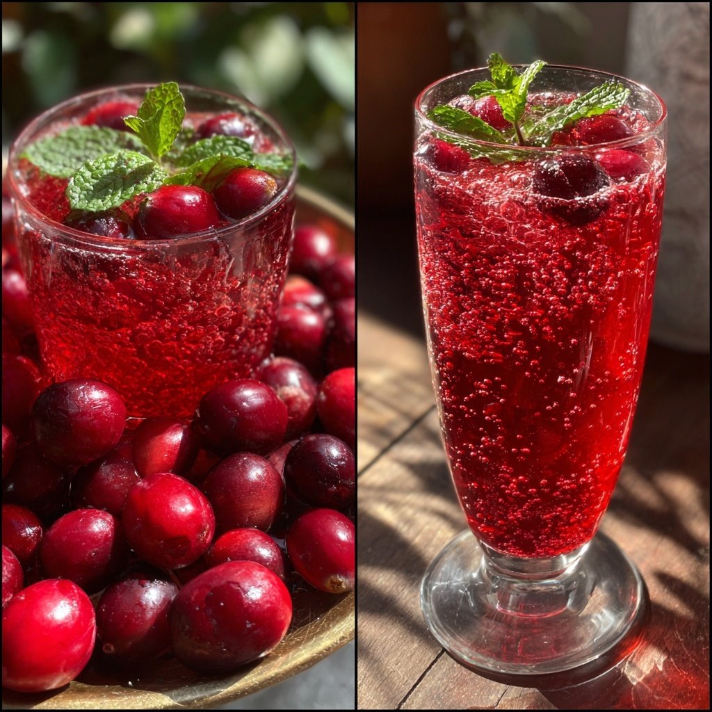Thanksgiving Cranberry Spritzer