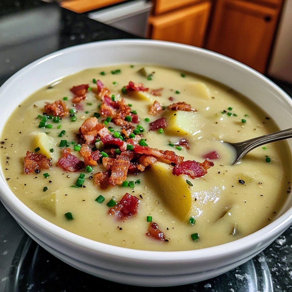 Creamy Potato Leek Soup for Cold Winter Nights