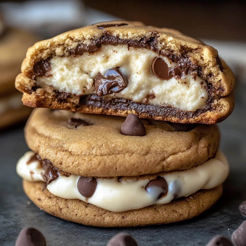 Cheesecake Stuffed Chocolate Chip Cookies – The Ultimate Dessert Combo!