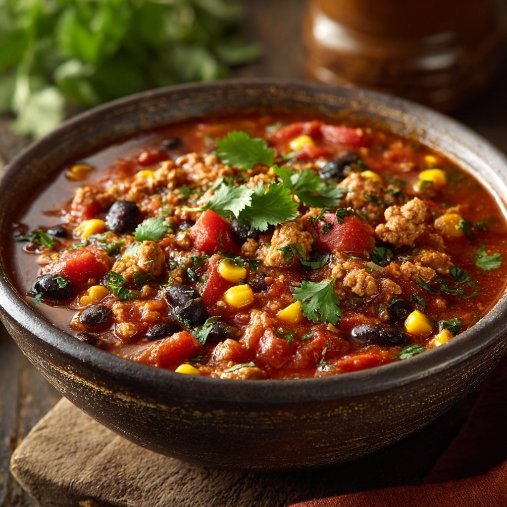 Northwest Style Turkey Chili