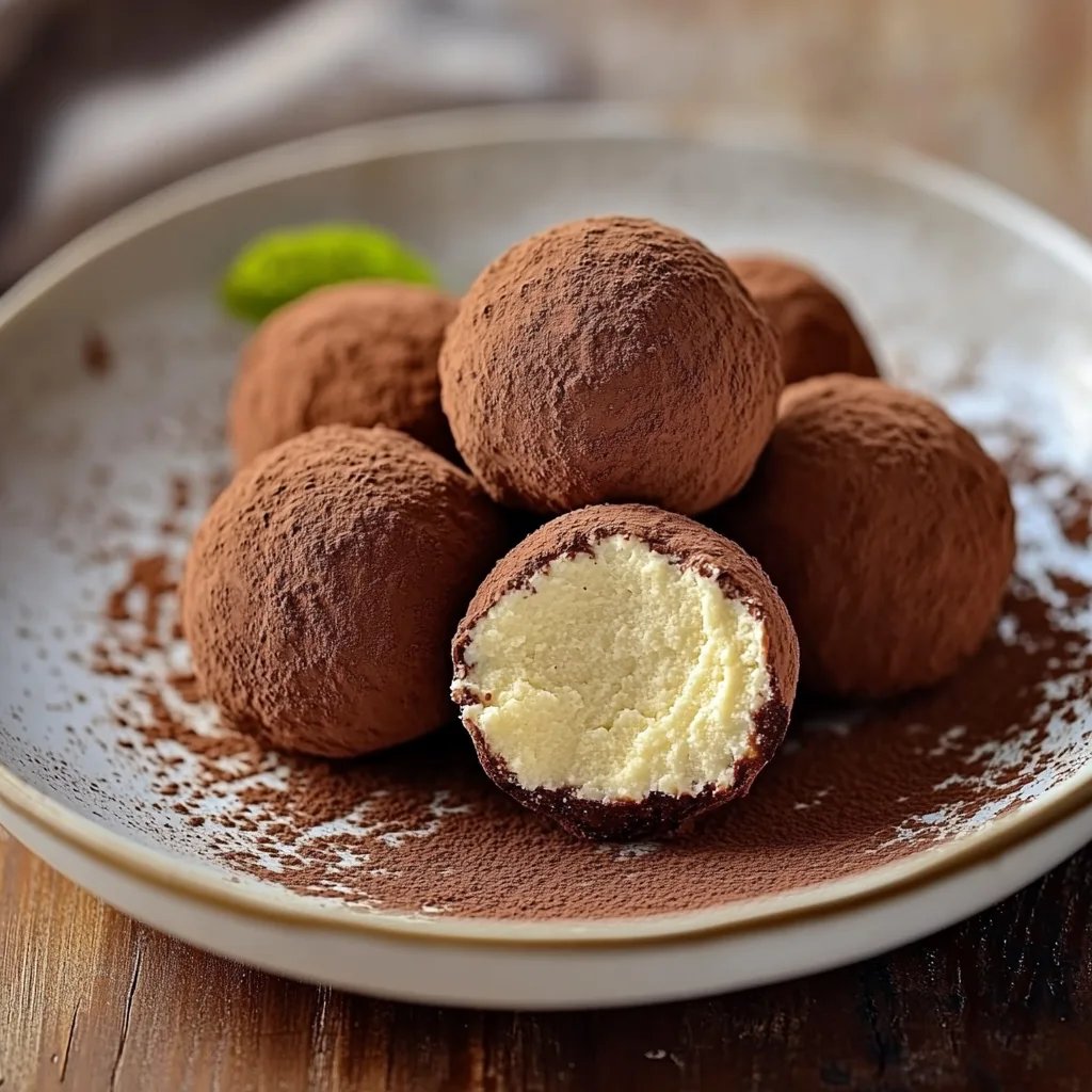 Tiramisu Truffles Sweets