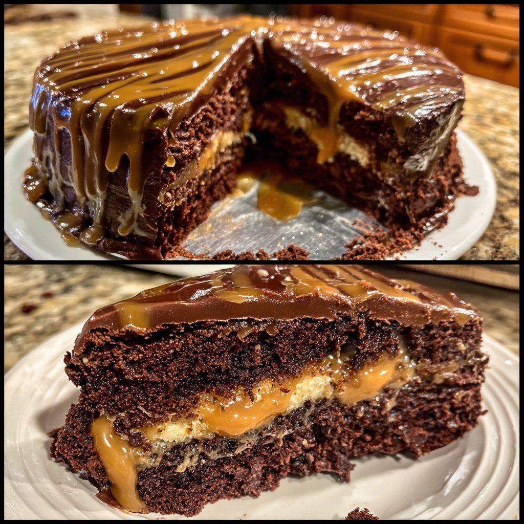 Salted Caramel Chocolate Torte Decadent