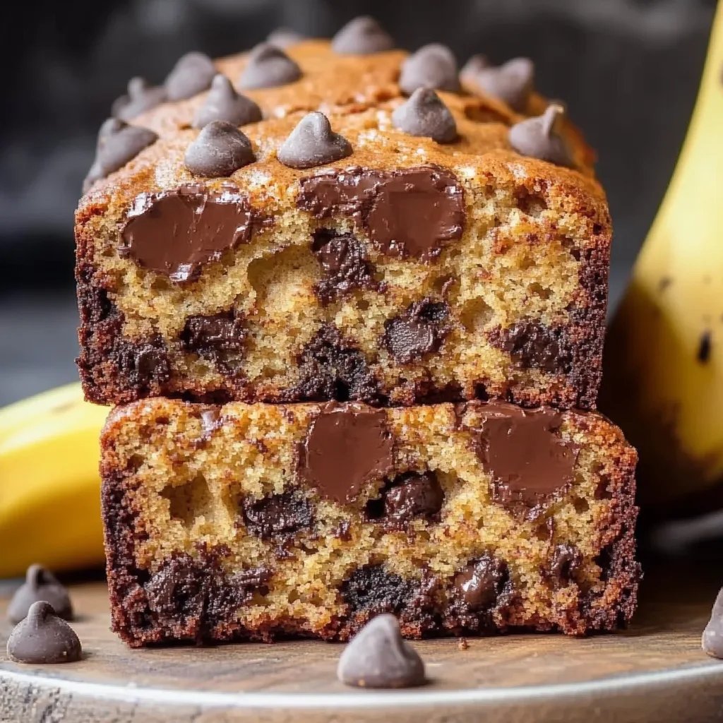 Ultimate Chocolate Chip Banana Bread