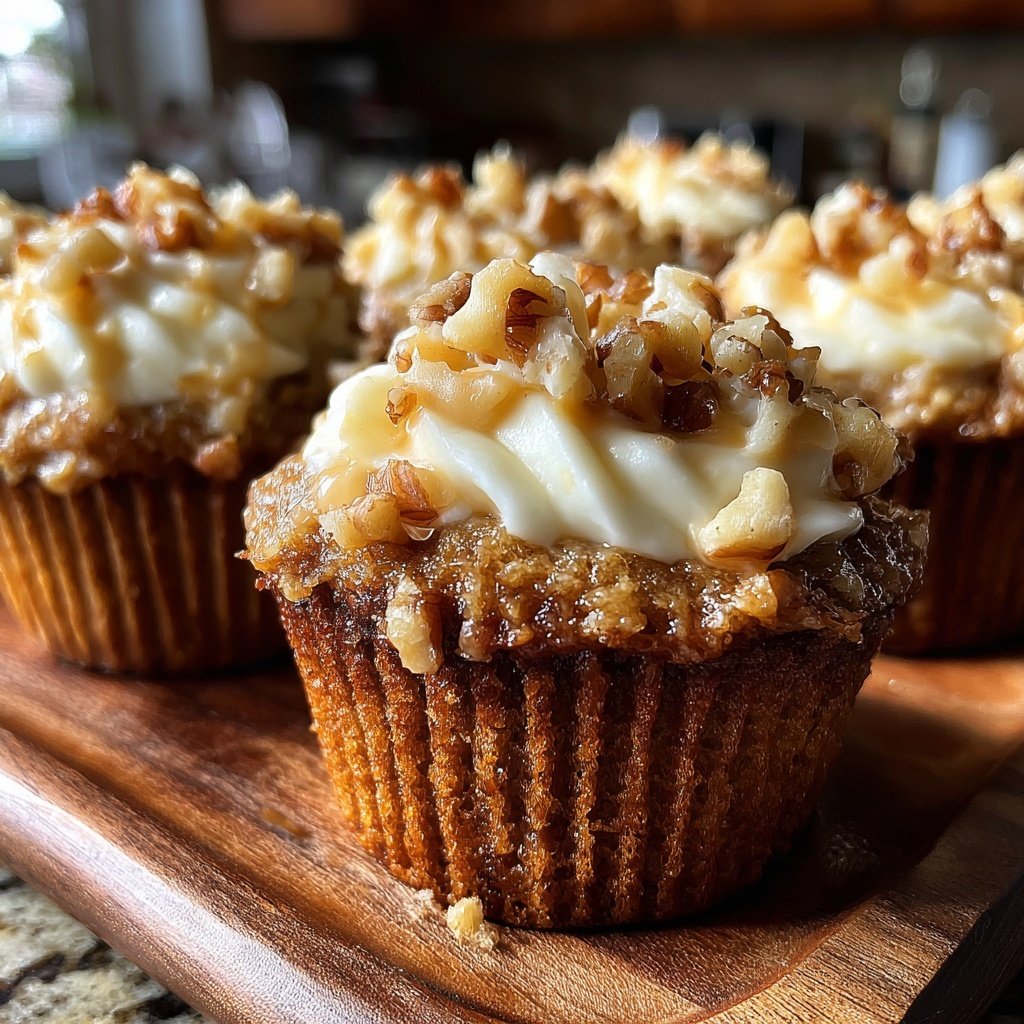 Nutty Banana Bread Cupcakes