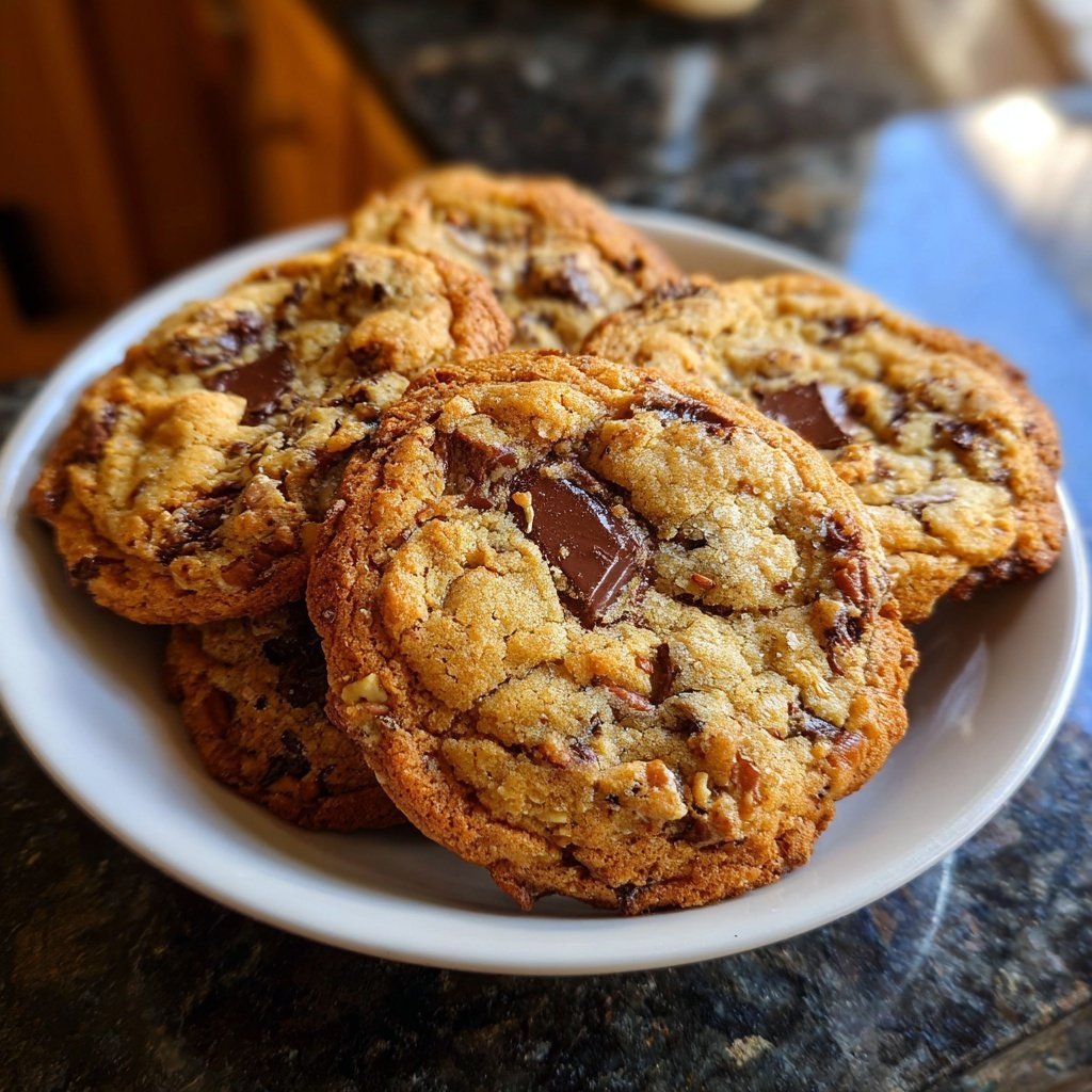 Brown Butter Pecan Chocolate Chip Cookies