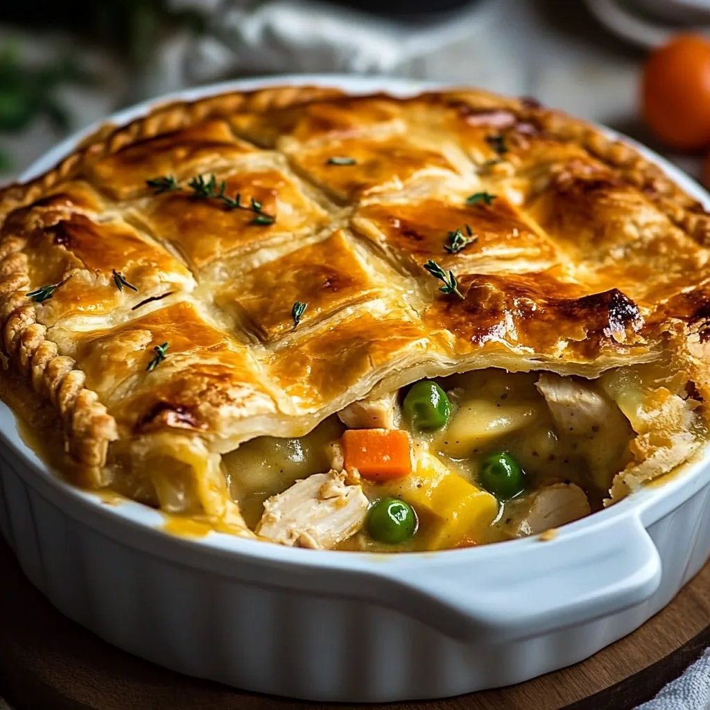 Easy Chicken Pot Pie Casserole