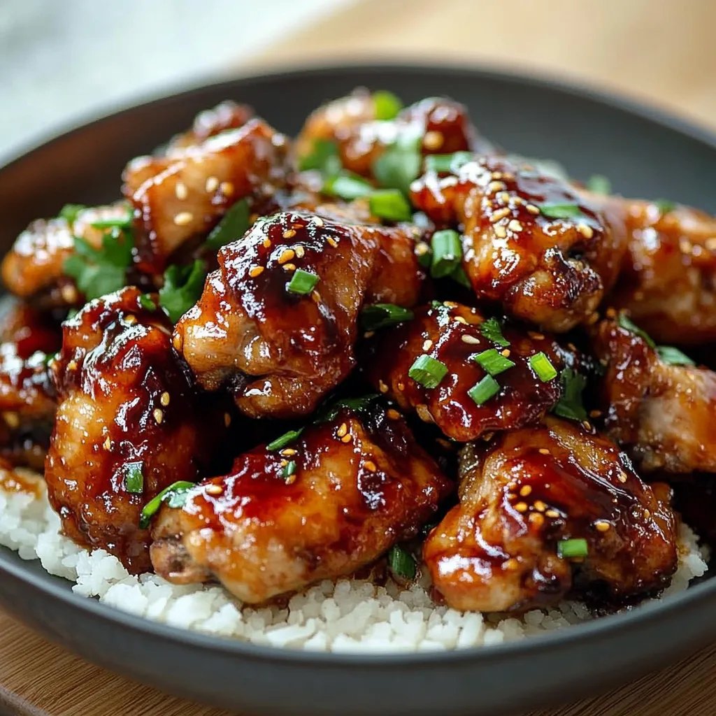 Air Fryer Korean Soy Garlic Chicken Thighs