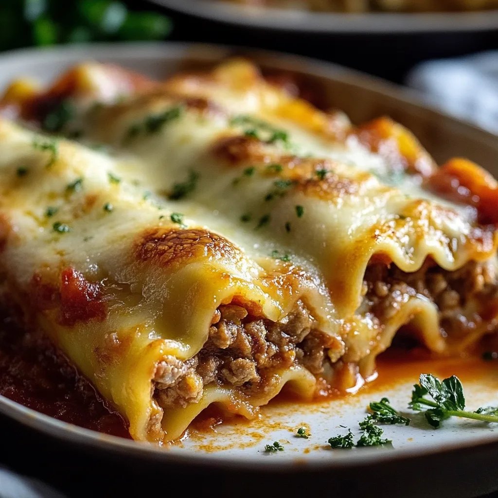 Easy Lasagna Roll Ups