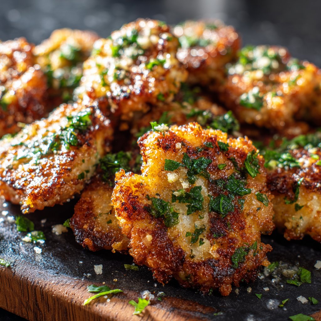 Garlic Parmesan Chicken Bites
