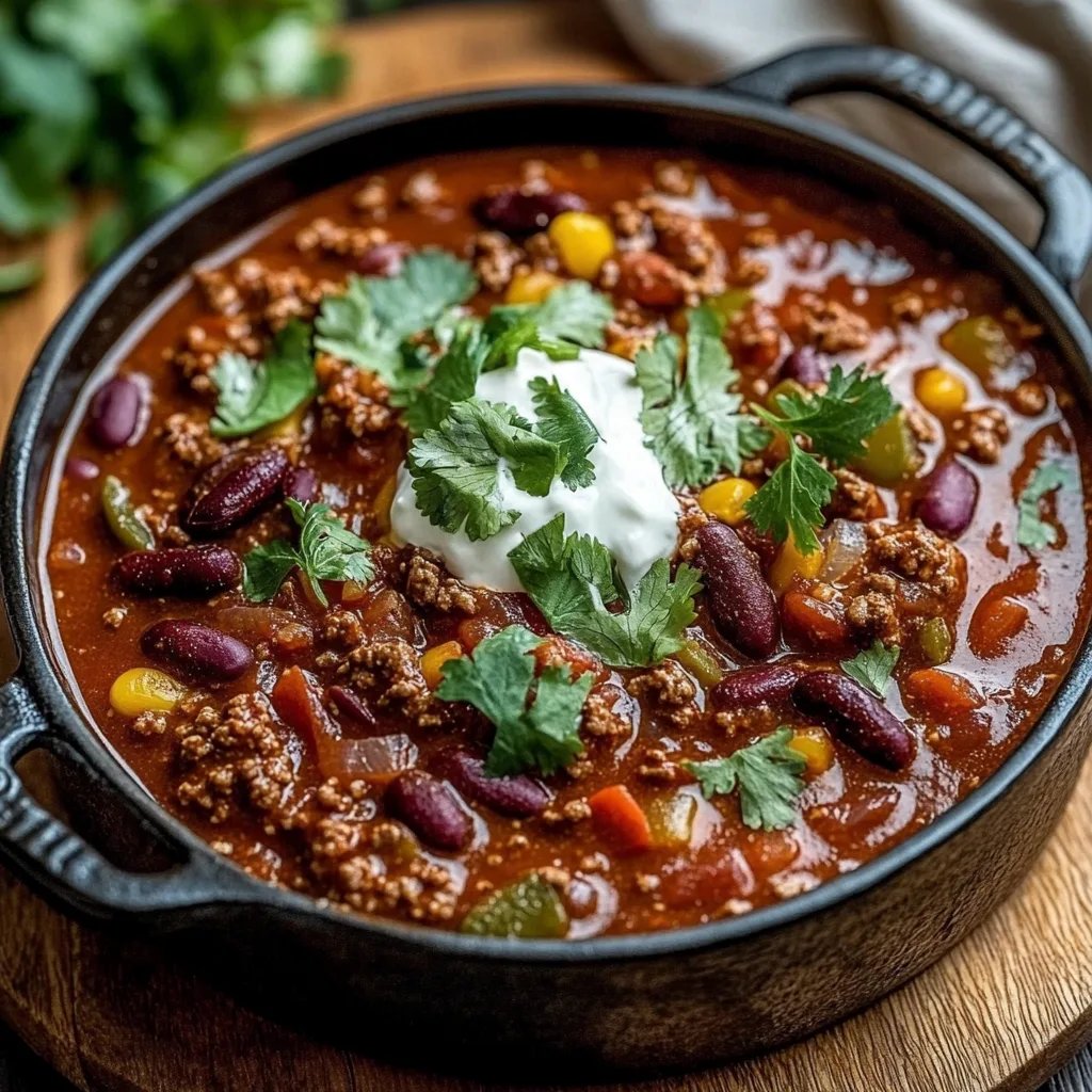 Best Ground Beef Stovetop Chili